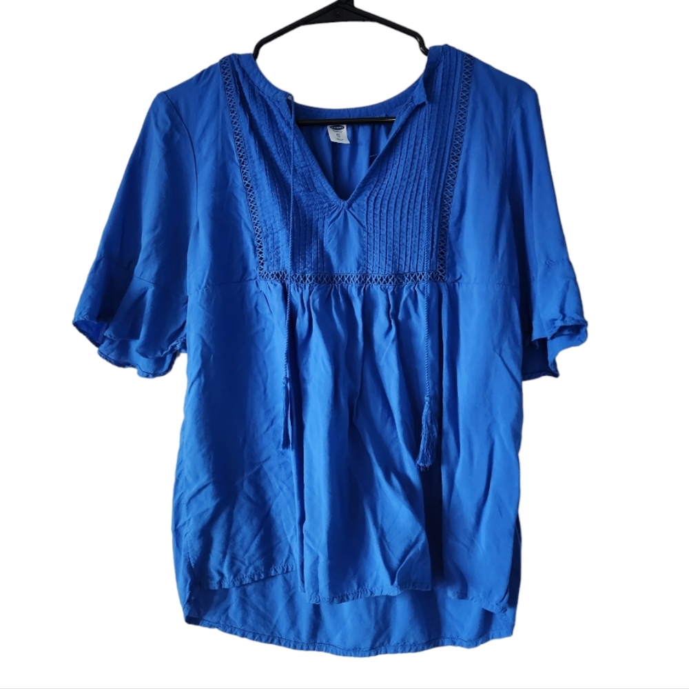 Old Navy Blue Blouse Size X-Small